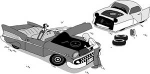 Clipart Picture of Two Junk Cars. Click Here to Get Free Images at Clipart Guide.com